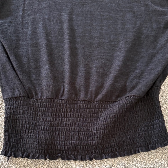 Abercrombie Black with Blue undertone Women's Top - Picture 2 of 4